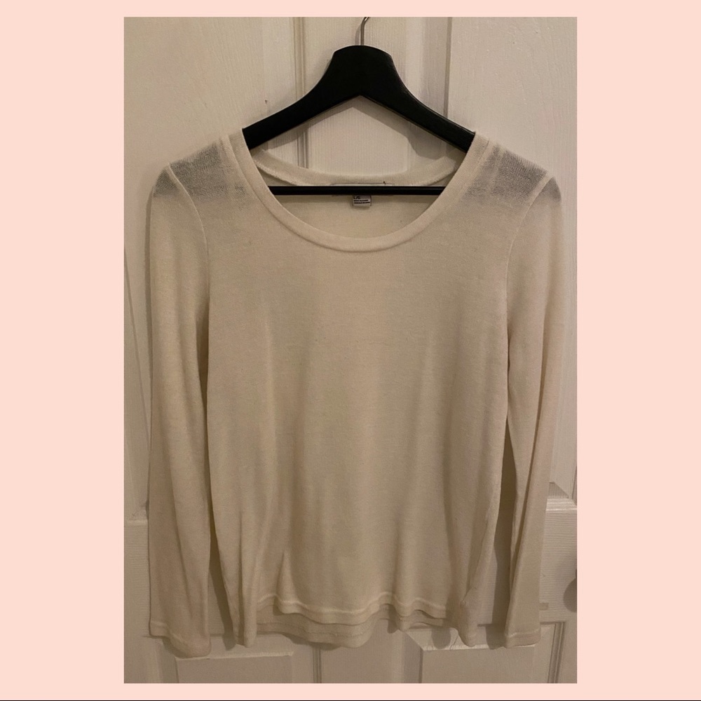 Cream sweater